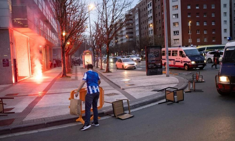 Σοβαρά επεισόδια πριν τον αγώνα Σοσιεδάδ-Μπενφίκα - 7 Πορτογάλοι στο νοσοκομείο